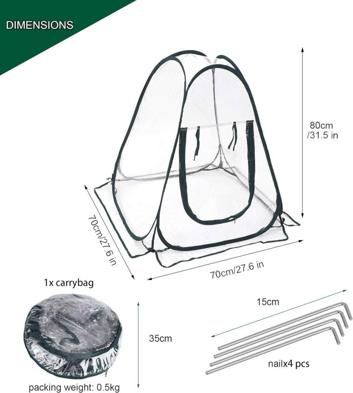 Pop Up Greenhouse Cover