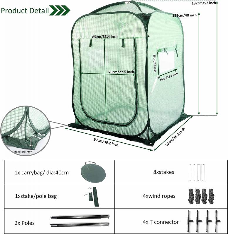 Pop Up Greenhouse Tent 94CM
